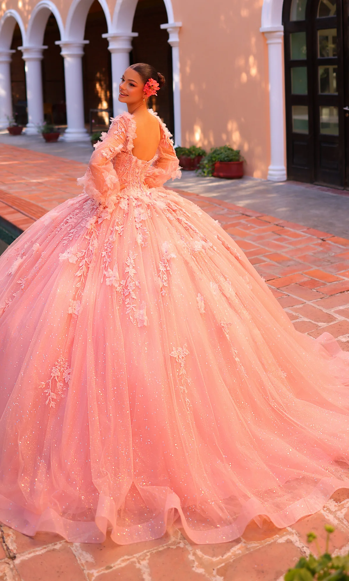 Corset Ball Gown Quinceañera Dress 59290 by Amarra - Image 6