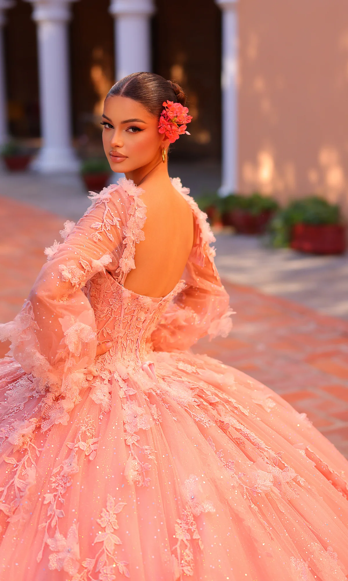 Corset Ball Gown Quinceañera Dress 59290 by Amarra - Image 7