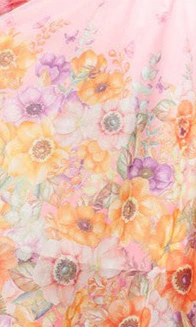 A-Line Ruffled Floral-Print Casual Maxi Dress - Image 3