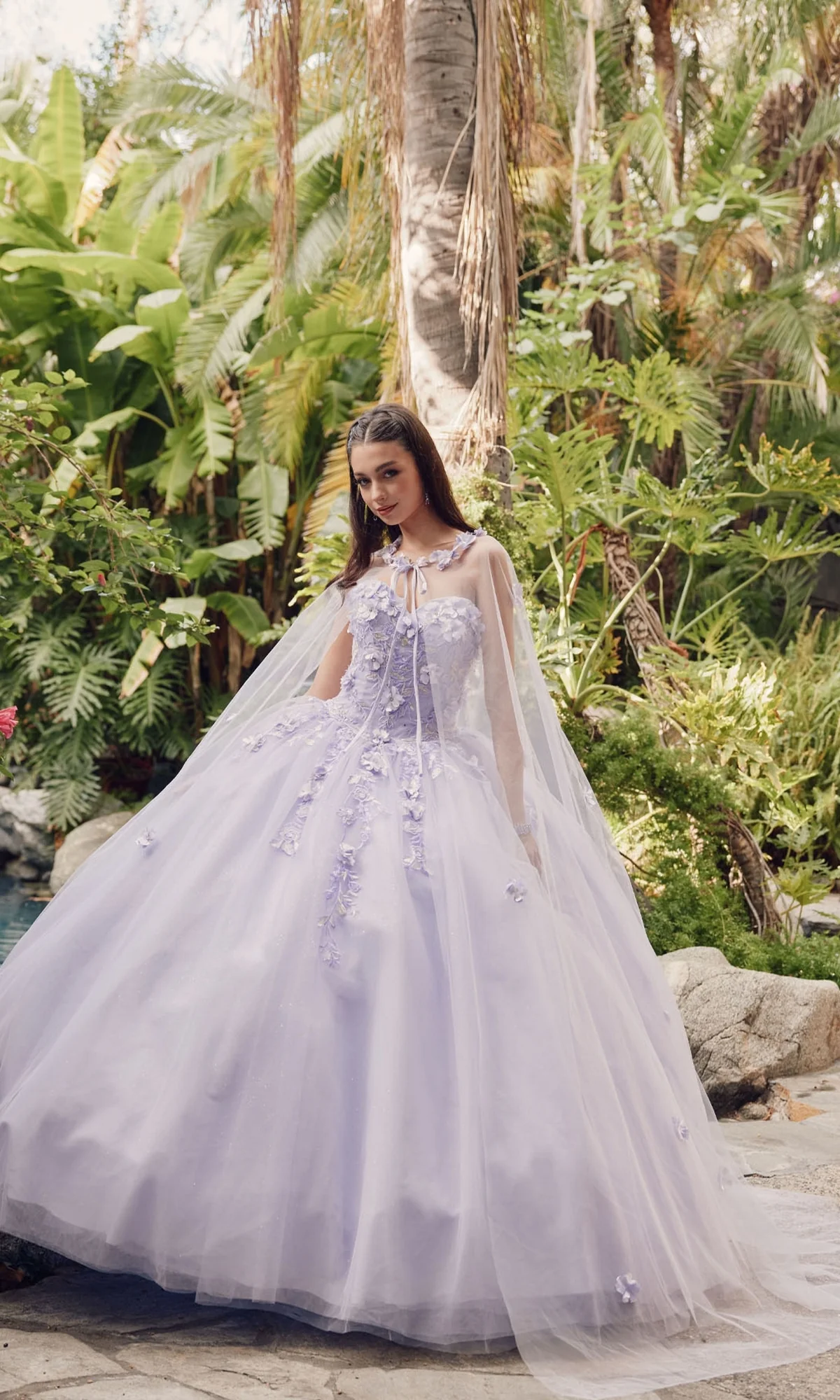 Juliet 1435 Strapless Ball Gown Quinceañera Dress - Image 12