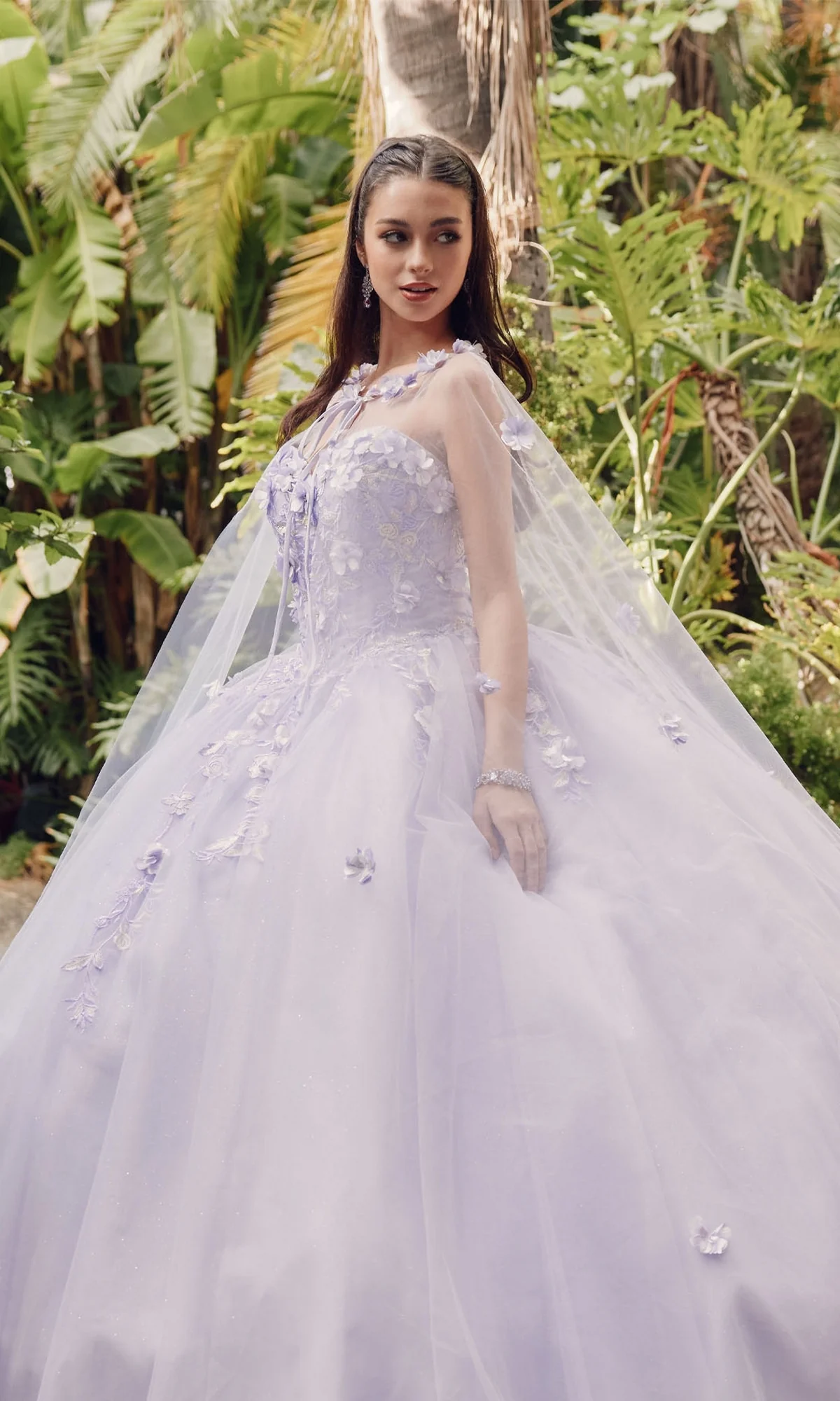 Juliet 1435 Strapless Ball Gown Quinceañera Dress - Image 13