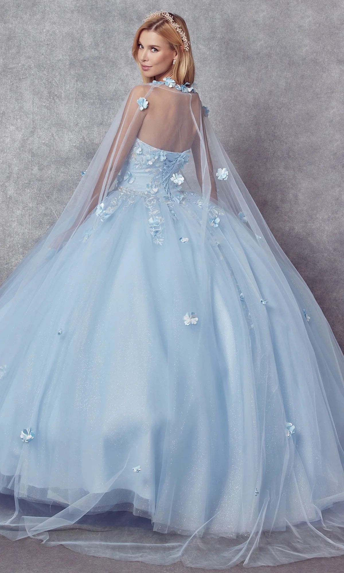 Juliet 1435 Strapless Ball Gown Quinceañera Dress - Image 6