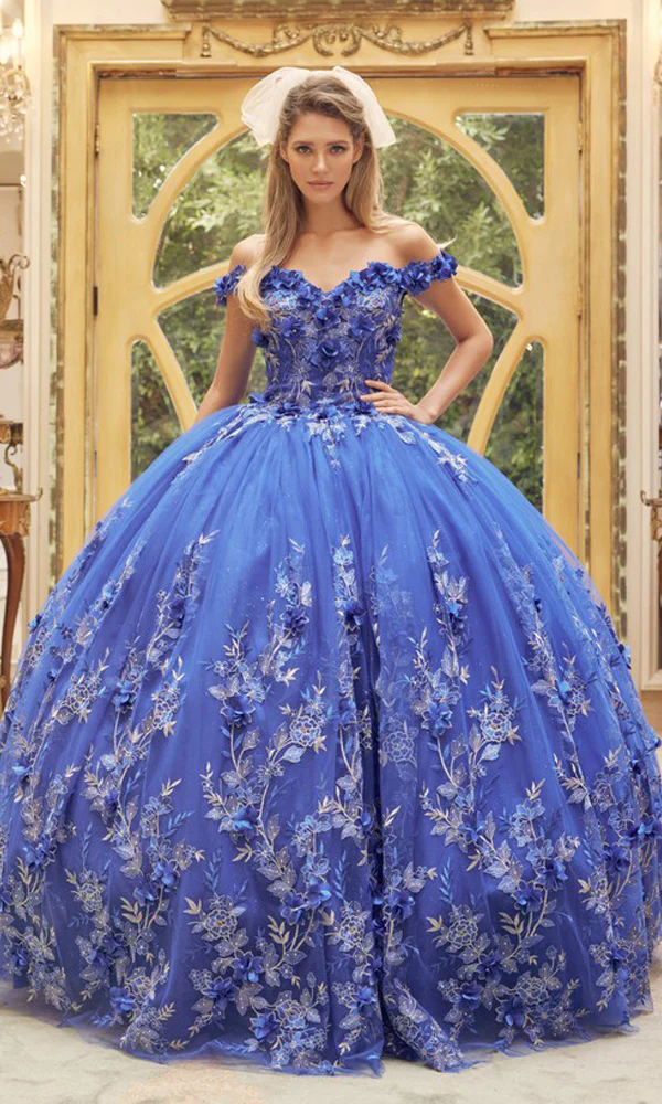Juliet 1447 Off-the-Shoulder Quinceañera Dress - Image 10