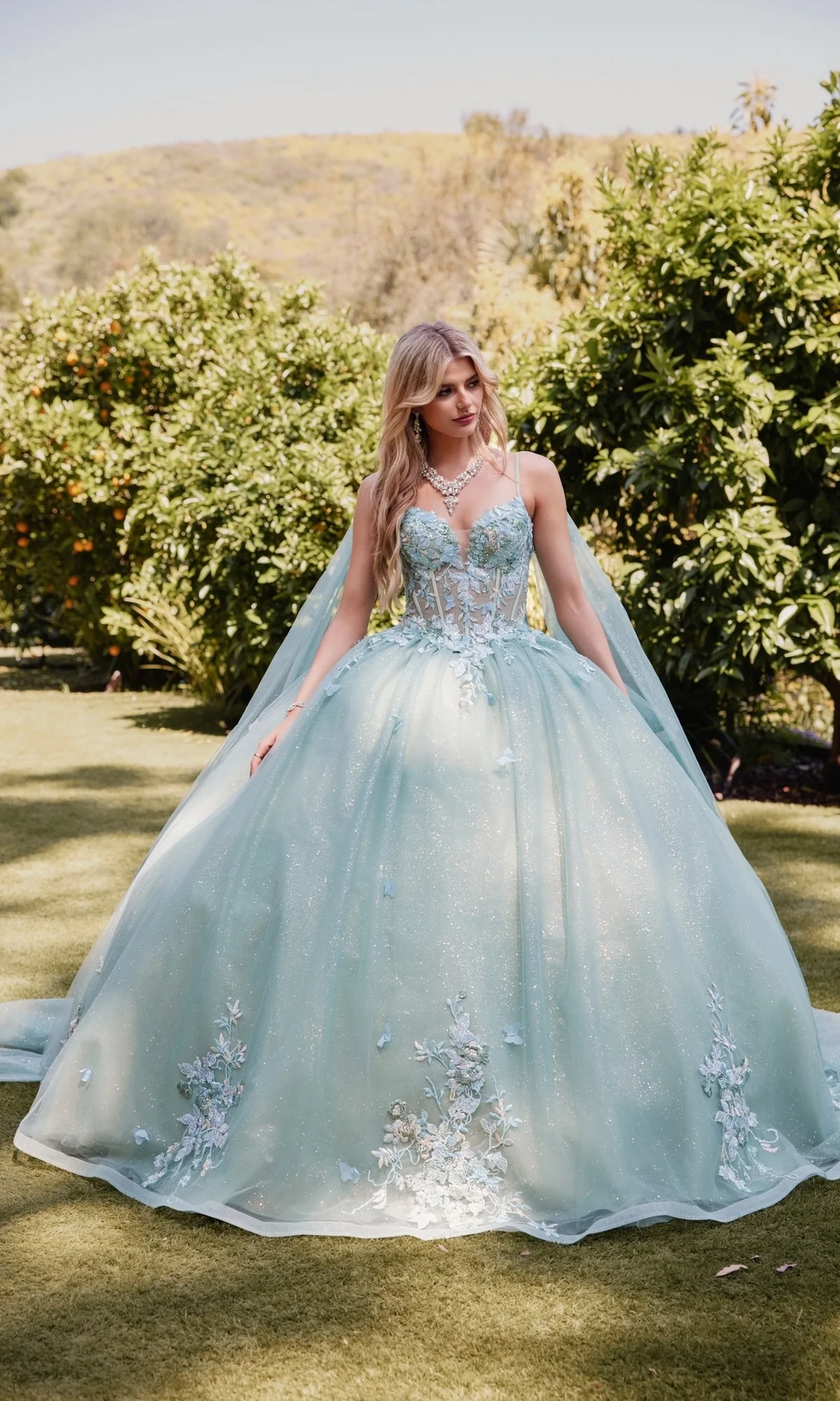 Sage Green Quinceanera Dress: Juliet JT1466H - Image 4