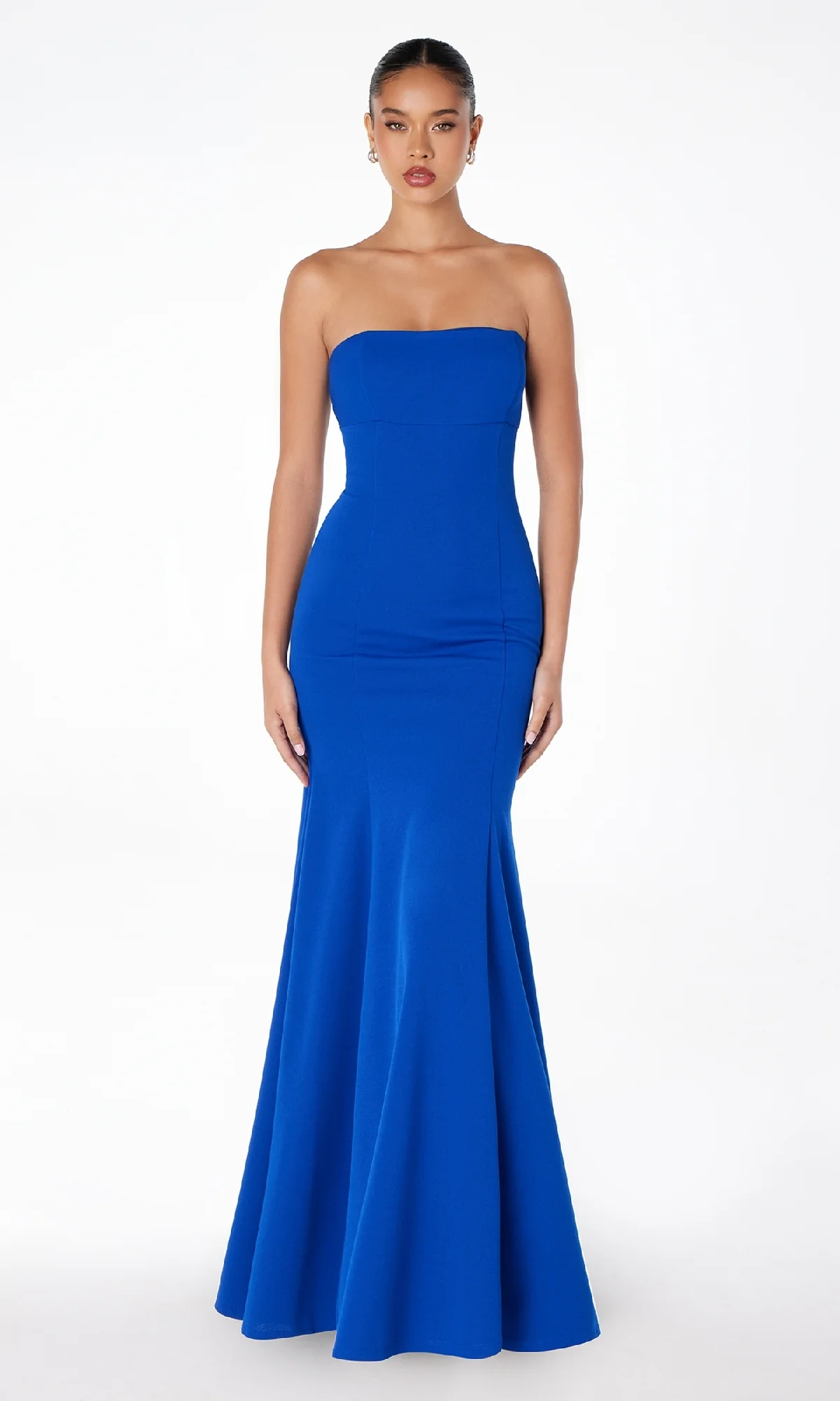 Lace-Up Strapless Long Prom Dress: Astee T2010 - Image 14