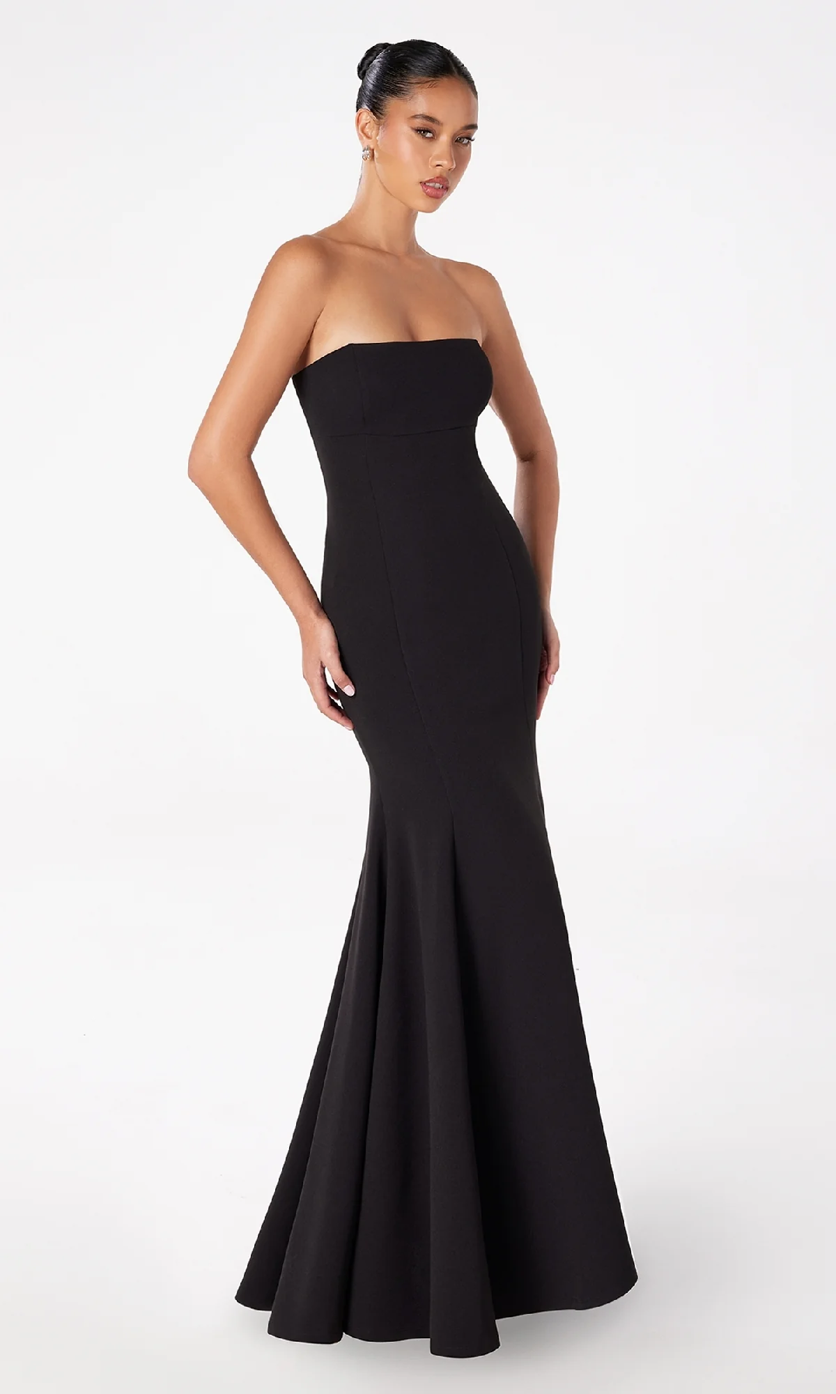 Lace-Up Strapless Long Prom Dress: Astee T2010 - Image 4